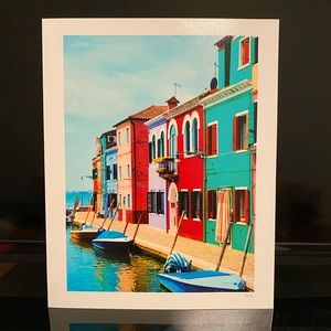 Artistic Photograph of Burano Italy size 8x10